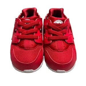 Nike Huarache Run TD University Red‎ 704950-601 Toddler Size 5C Kicks Streetwear